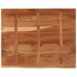 Desk Top 110x80x3.8 cm Rectangular Solid Wood Acacia Live Edge 370317