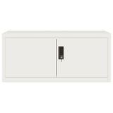 ZNTS File Cabinet White 90x40x110 cm Steel 3188310