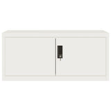 File Cabinet White 90x40x110 cm Steel 3188310