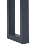 Console Table Grey 115x35x76 cm Solid Aacia Wood and Iron 247831