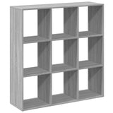 Room Divider Bookcase Grey Sonoma 102x29x103,5 cm Engineered Wood 858044