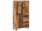 Highboard Old Wood 69.5 x 34 x 180 cm Engineered Wood 3415828