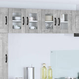 Wall Glass Cabinet LUCCA Concrete Grey 60 x 31 x 40 cm 884971