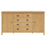 Sideboard HILL Honey Brown 154 x 40 x 80 cm Solid Pine Wood 42025035