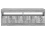 LED TV Cabinet Grey Sonoma Engineered Wood 897441