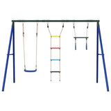 Outdoor Swing Set with Swing, Trapeze, Ladder 3283593