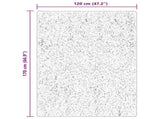 Medium Pile Soft and Washable Rug HUARTE Brown 170 x 120 cm 42022467