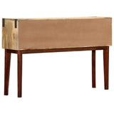 Console Table 115x30x76 cm Solid Rough Mango Wood 282746