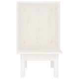 Cat House White 60x36x60 cm Solid Wood Pine 822453