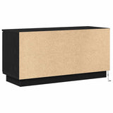 TV Cabinet Black Oak 100 x 38 x 49 cm Engineered Wood 869667