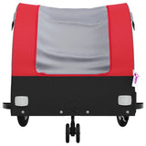 Bike Trailer Black and Red 30 kg Iron 94139