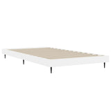 Bed Frame without Mattress White 90x200 cm Engineered Wood 832269