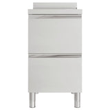 Commercial Kitchen Cabinet with 2 Drawers 50x60x96 cm 151178
