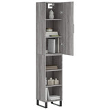 Highboard Grey Sonoma 34.5x34x180 cm Engineered Wood 3199007
