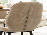 Velvet Dining Chairs, Set of 2 Dining Room Chairs with Metal Legs for Living Room, Dining Room, T3398P341012