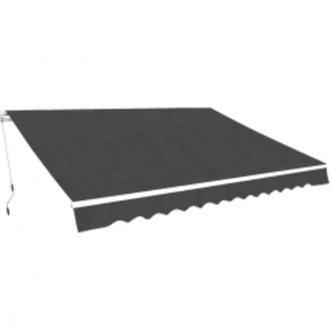 ZNTS Folding Awning Manual Operated 600 cm Anthracite 276355