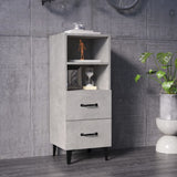 Sideboard Concrete Grey 34.5x34x90 cm Engineered Wood 812370