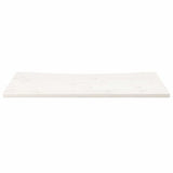 Desk Top White 110x55x2.5 cm Solid Wood Pine 824436