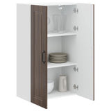 Wall Cabinet PORTO Brown Oak 60 x 31 x 100 cm Engineered Wood 885492