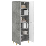 Cabinet Set 2 pcs Concrete Grey Engineered Wood 3416703
