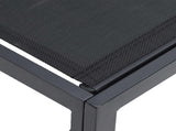 Garden Sofa Set with Cushion 10 pcs Black Aluminium 3378883