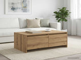 Coffee Table Artisan Oak 90 x 50 x 41.5 cm Engineered Wood 8017367