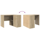 Corner Desk with Drawer Sonoma Oak 102 x 88 x 75 cm 3337275
