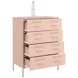 Sideboard Pink 68x39x89 cm Steel 842983