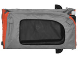 Pet Bike Trailer Orange and Grey 54.5 x 120 x 161 cm 93844