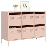 Sideboard Pink 101.5x39x73.5 cm Cold-rolled Steel 851263