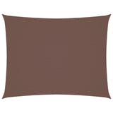 Sunshade Sail Oxford Fabric Rectangular 3x6 m Brown 135818