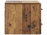 Wall-Mounted Bedside Cabinet Old Wood 34.5 x 33 x 40 cm 899331