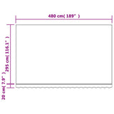 Replacement Fabric for Awning Multicolour Stripe 5x3 m 367740