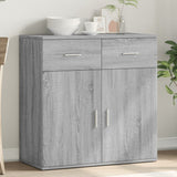 Sideboard Grey Sonoma 79x38x80 cm Engineered Wood 840525