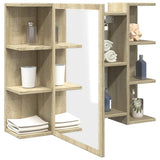 Bathroom Mirror Cabinet Sonoma Oak 80x20.5x64 cm Engineered Wood 849603