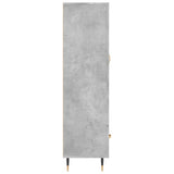Highboard Concrete Grey 69.5x31x115 cm Engineered Wood 828216