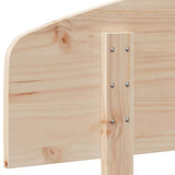 Headboard 140 cm Solid Wood Pine 842502