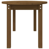 ZNTS Coffee Table Honey Brown 110x55x45 cm Solid Wood Pine 822345