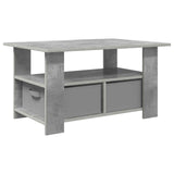 Coffee Table Concrete Grey 77 x 55 x 42 cm Engineered Wood 8000415