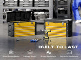 4 Drawers Large Toolbox - Yellow T3398P376747