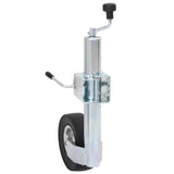 Trailer Jack Wheel 60 mm with 2 Support Tubes and 3 Split Clamps 3281610