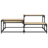 Coffee Table Sonoma Oak 107x107x40 cm Engineered Wood 837753