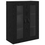 Wall Cabinets 2 pcs Black Oak 69.5 x 34 x 90 cm Engineered Wood 3402688