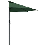 Garden Parasol Green 294 x 150 x 224 cm Polyester and Steel 42003268