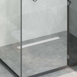 2 in 1 Shower Drain Silver 80 cm Stainless Steel 304 42015940
