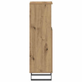 Bathroom Cabinet Artisan Oak 30x30x100 cm Engineered Wood 857212