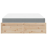 Bed with Mattress 160x200 cm Solid Wood Pine 3281928