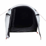 Camping Tent Tunnel 3-Person White Blackout Fabric Waterproof 94603