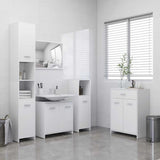 Bathroom Cabinet White 60x33x80 cm Engineered Wood 805024