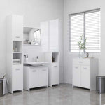 Bathroom Cabinet White 60x33x80 cm Engineered Wood 805024